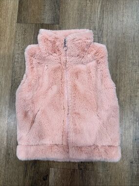 Urban Decay,Pink Faux Fur Zip Vest